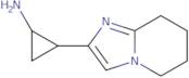 rac-(1R,2R)-2-{5H,6H,7H,8H-Imidazo[1,2-a]pyridin-2-yl}cyclopropan-1-amine