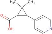 rac-(1R,3R)-2,2-Dimethyl-3-(pyridin-4-yl)cyclopropane-1-carboxylic acid
