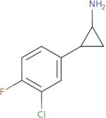 rac-(1R,2S)-2-(3-Chloro-4-fluorophenyl)cyclopropan-1-amine