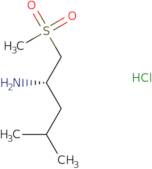 (2S)-1-Methanesulfonyl-4-methylpentan-2-amine hydrochloride