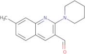 7-Methyl-2-piperidin-1-ylquinoline-3-carbaldehyde