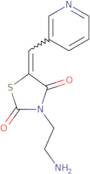 3-(2-Aminoethyl)-5-(pyridin-3-ylmethylidene)-1,3-thiazolidine-2,4-dione