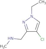 (4-Chloro-1-ethyl-1H-pyrazol-3-ylmethyl)-methyl-amine