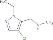 (4-Chloro-2-ethyl-2H-pyrazol-3-ylmethyl)-methyl-amine