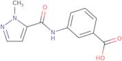 3-(1-Methyl-1H-pyrazole-5-amido)benzoic acid