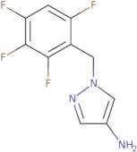 1-[(2,3,4,6-Tetrafluorophenyl)methyl]-1H-pyrazol-4-amine