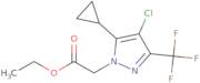 Ethyl [4-chloro-5-cyclopropyl-3-(trifluoromethyl)-1H-pyrazol-1-yl]acetate