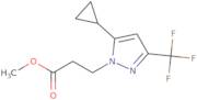 Methyl 3-[5-cyclopropyl-3-(trifluoromethyl)-1H-pyrazol-1-yl]propanoate