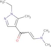 (2E)-3-(Dimethylamino)-1-(1-ethyl-5-methyl-1H-pyrazol-4-yl)prop-2-en-1-one