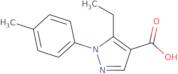 5-Ethyl-1-(4-methylphenyl)-1H-pyrazole-4-carboxylic acid