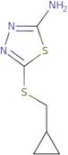 5-[(Cyclopropylmethyl)sulfanyl]-1,3,4-thiadiazol-2-amine