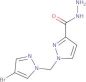 1-[(4-Bromo-1H-pyrazol-1-yl)methyl]-1H-pyrazole-3-carbohydrazide