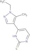 4-(1-Ethyl-5-methyl-1H-pyrazol-4-yl)pyrimidine-2-thiol