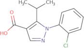 1-(2-Chlorophenyl)-5-(propan-2-yl)-1H-pyrazole-4-carboxylic acid