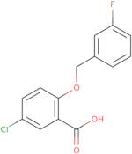 5-Chloro-2-[(3-fluorobenzyl)oxy]benzoic acid