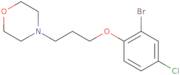 4-(3-(2-Bromo-4-chlorophenoxy)propyl)morpholine