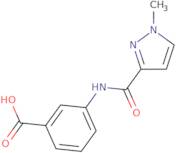 3-(1-Methyl-1H-pyrazole-3-amido)benzoic acid