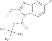 tert-Butyl 2-(chloromethyl)-5-fluoro-1H-benzo[D]imidazole-1-carboxylate