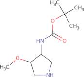 tert-Butyl N-[(3S,4S)-4-methoxypyrrolidin-3-yl]carbamate