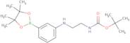 (3-((2-((tert-Butoxycarbonyl)amino)ethyl)amino)phenyl)boronic acid pinacol ester