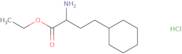 Ethyl (2S)-2-amino-4-cyclohexyl-butanoate hydrochloride