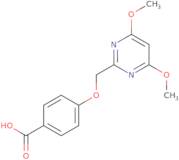 4-[(4,6-Dimethoxypyrimidin-2-yl)methoxy]benzoic acid