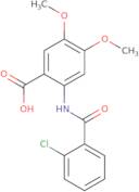 2-(2-Chlorobenzamido)-4,5-dimethoxybenzoic acid