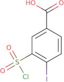 3-(Chlorosulfonyl)-4-iodobenzoic acid