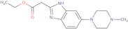 Ethyl 2-(5-(4-methylpiperazin-1-yl)-1H-benzo[d]imidazol-2-yl)acetate