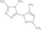 3-(3,5-Dimethyl-1H-pyrazol-1-yl)-5-methyl-4H-1,2,4-triazol-4-amine