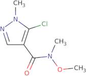 5-Chloro-N-methoxy-N,1-dimethyl-1H-pyrazole-4-carboxamide