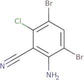 2-Amino-3,5-dibromo-6-chlorobenzonitrile