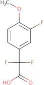 2,2-Difluoro-2-(3-fluoro-4-methoxyphenyl)acetic acid