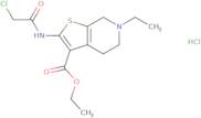 Ethyl 2-(2-chloroacetamido)-6-ethyl-4H,5H,6H,7H-thieno[2,3-c]pyridine-3-carboxylate hydrochloride