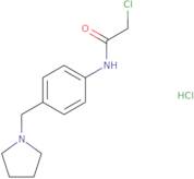 2-Chloro-N-[4-(pyrrolidin-1-ylmethyl)phenyl]acetamide hydrochloride