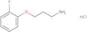 1-Propanamine, 3-(2-fluorophenoxy)-, hydrochloride (1:1)