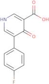 5-(4-Fluorophenyl)-4-oxo-1,4-dihydropyridine-3-carboxylic acid