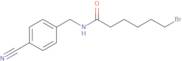 6-Bromo-N-[(4-cyanophenyl)methyl]hexanamide