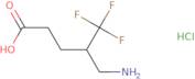 5-Amino-4-(trifluoromethyl)pentanoic acid hydrochloride