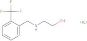 2-({[2-(Trifluoromethyl)phenyl]methyl}amino)ethan-1-ol hydrochloride