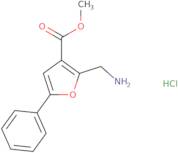 2-Aminomethyl-5-phenyl-furan-3-carboxylicacid methyl ester hydrochloride