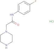 N-(4-Fluorophenyl)-2-(piperazin-1-yl)acetamide hydrochloride