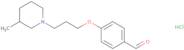 4-[3-(3-Methyl-1-piperidinyl)propoxy]benzaldehyde hydrochloride