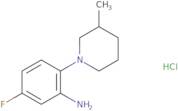 5-Fluoro-2-(3-methylpiperidin-1-yl)anilinehydrochloride