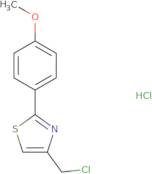 4-(Chloromethyl)-2-(4-methoxyphenyl)-1,3-thiazole hydrochloride