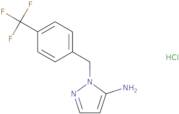 1-{[4-(Trifluoromethyl)phenyl]methyl}-1H-pyrazol-5-amine hydrochloride