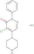 4-Chloro-2-phenyl-5-(piperazin-1-yl)-2,3-dihydropyridazin-3-one hydrochloride