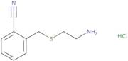 2-{[(2-Aminoethyl)sulfanyl]methyl}benzonitrile hydrochloride