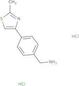 [4-(2-Methyl-1,3-thiazol-4-yl)phenyl]methanamine dihydrochloride