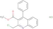 Methyl 2-(chloromethyl)-4-phenylquinoline-3-carboxylate hydrochloride